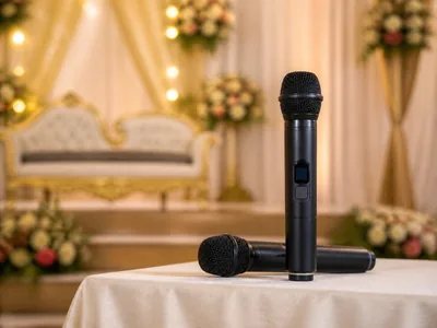 Wireless Microphones wedding service visual — Kochi