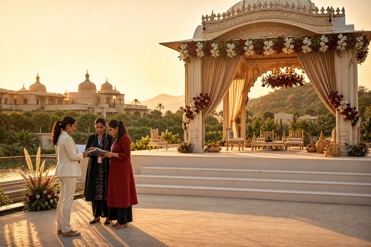 Destination Wedding Planning — venue planning visual — Kochi