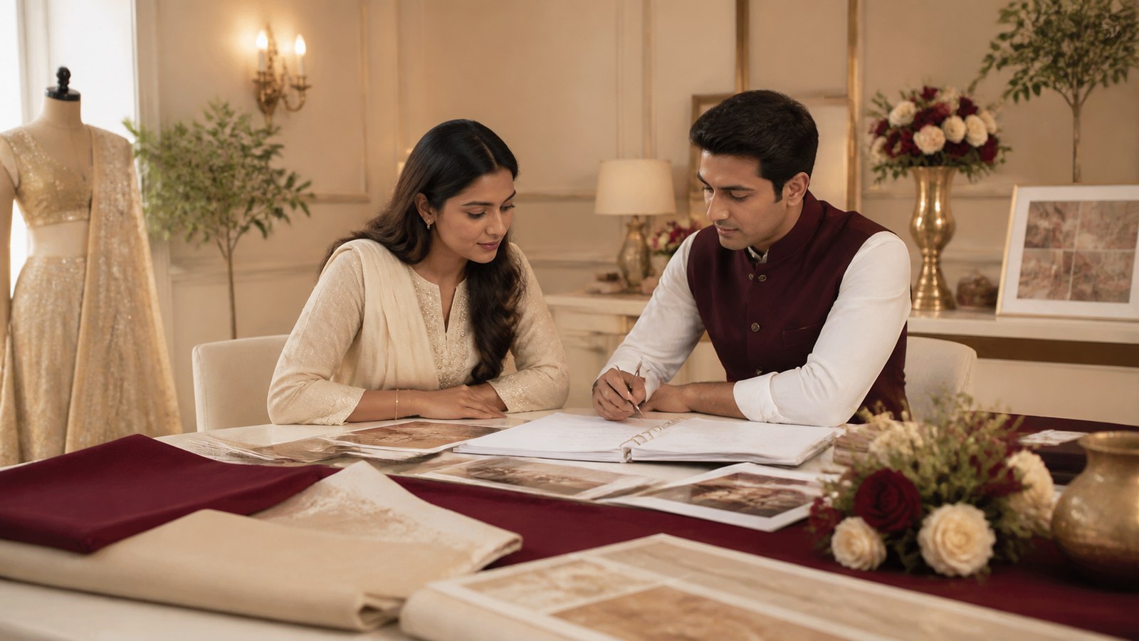 Wedding planning guide and checklist editorial visual in Bengaluru metropolitan region and nearby Karnataka destinations — Bangalore