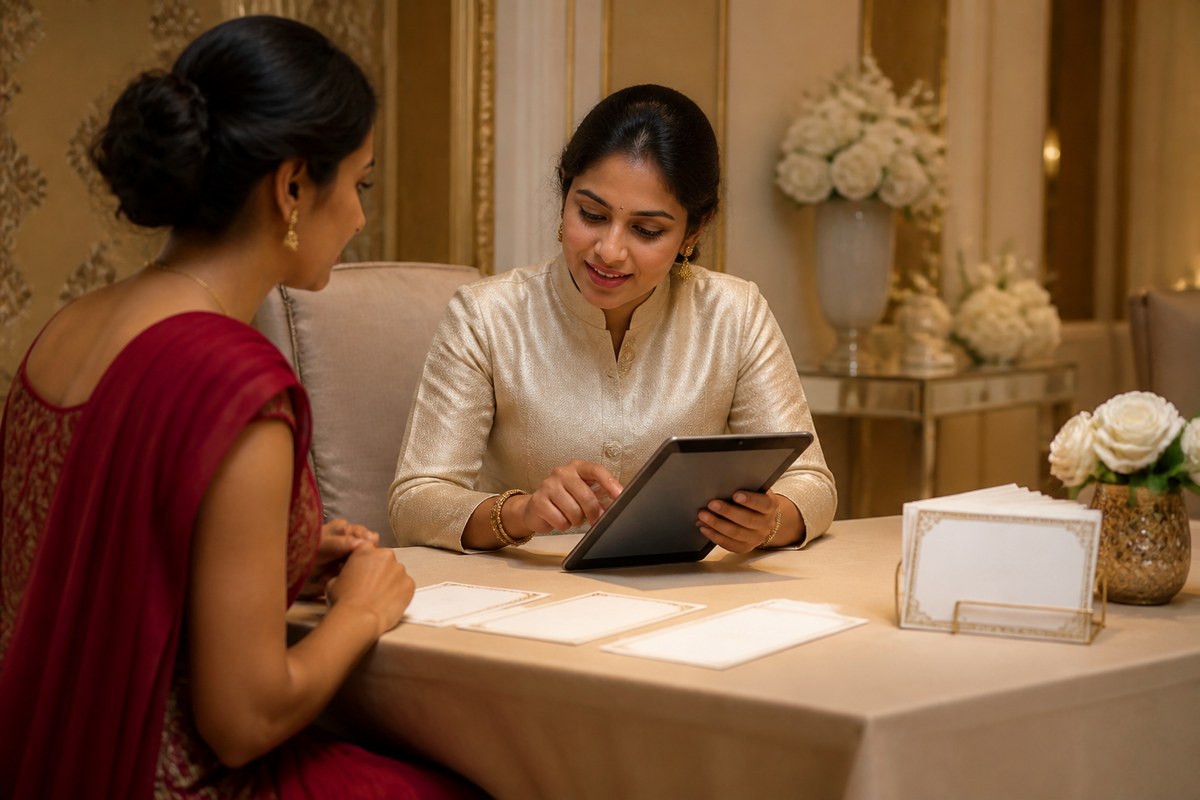 Guest Management & Hospitality — RSVP planning visual — Kochi