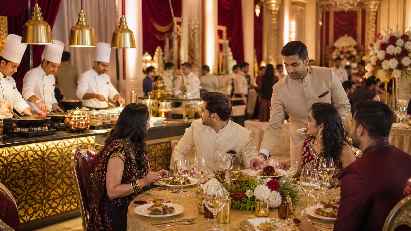 Premium wedding catering and live food experience in Bengaluru metropolitan region and nearby Karnataka destinations — Bangalore