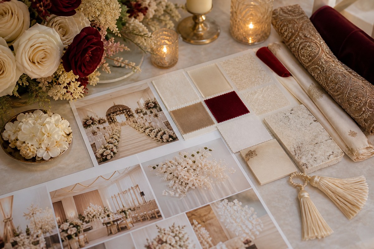 Wedding Décor & Design — mood boards planning visual — Kochi