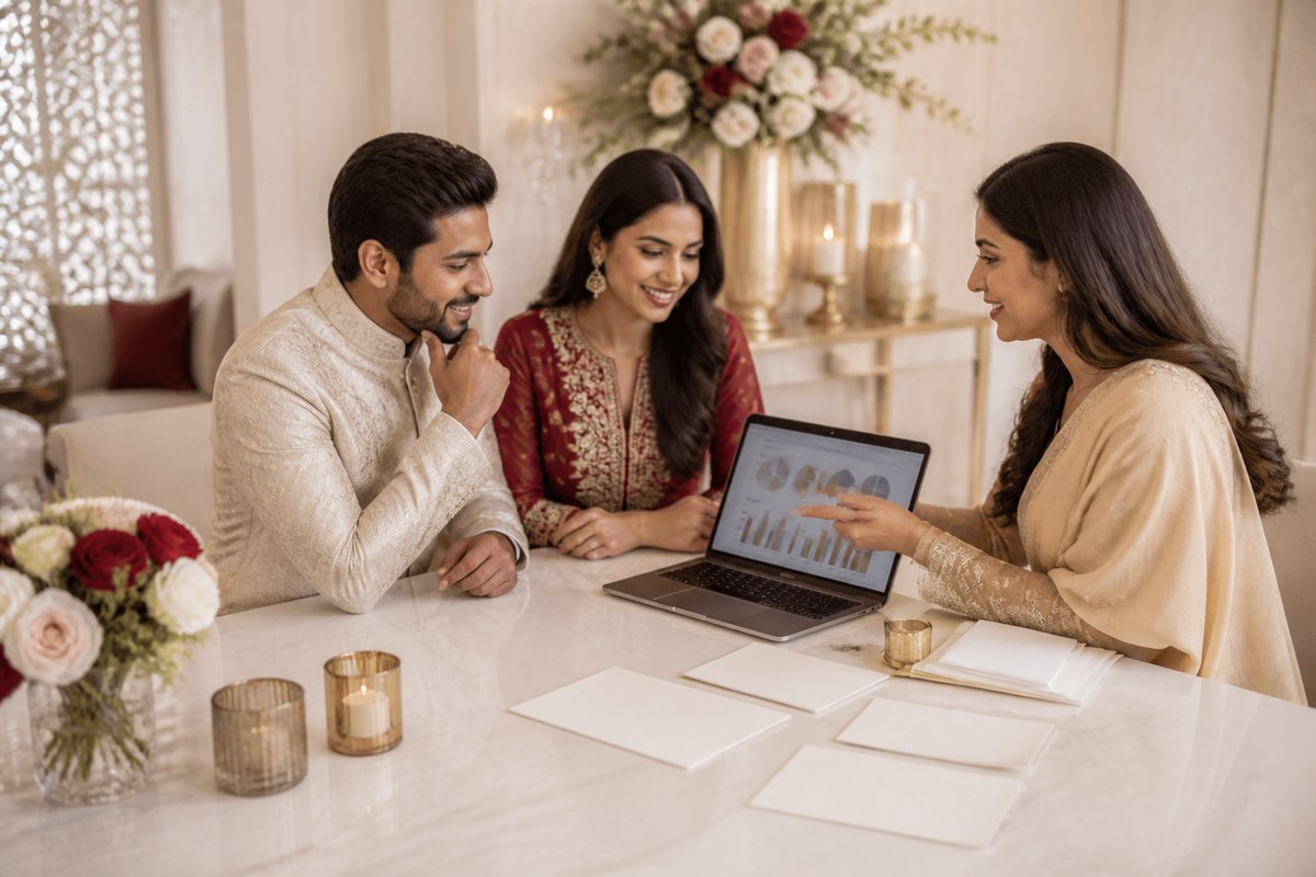 Wedding Finance & Procurement — Budget creation and allocation planning visual — Kochi