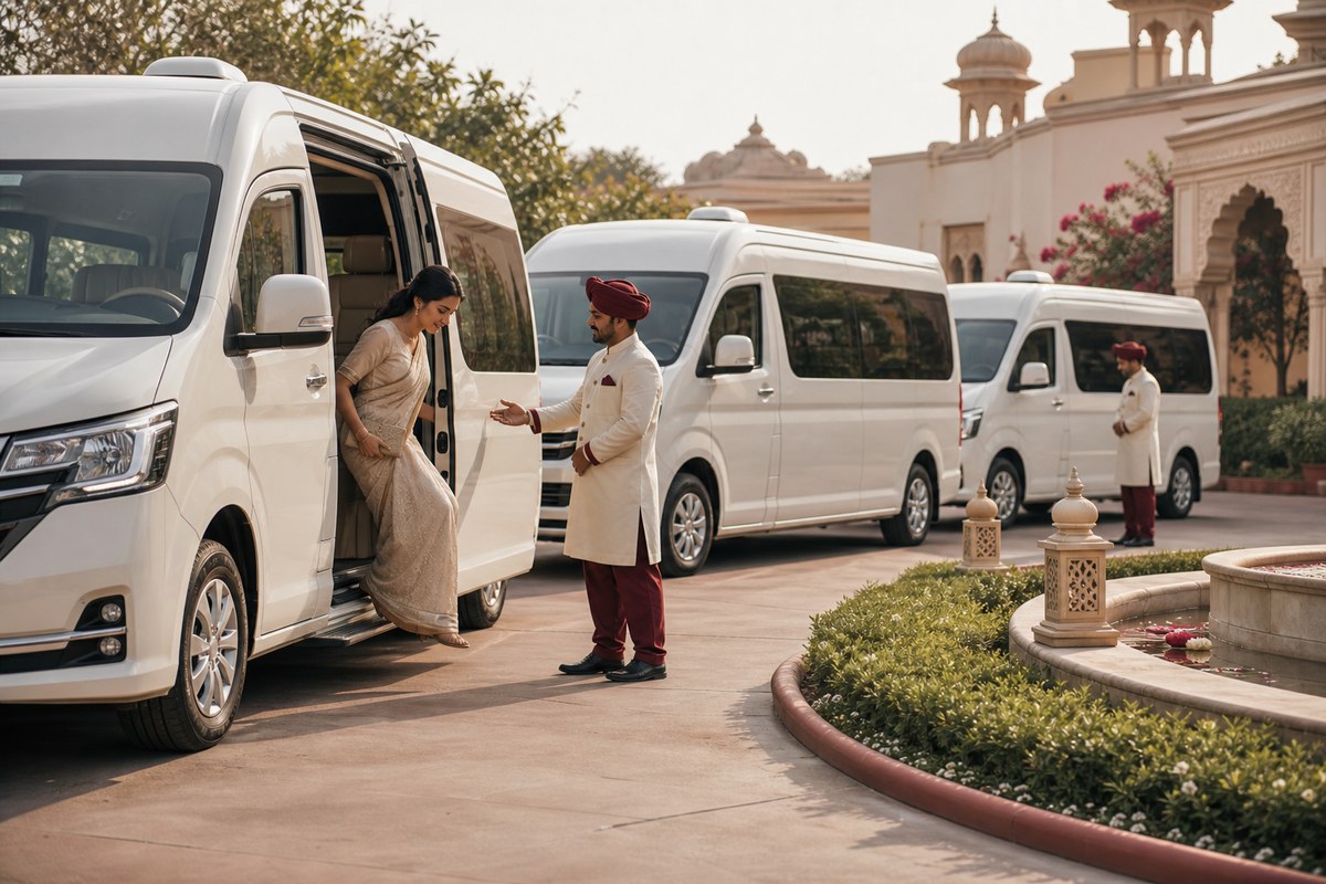 Wedding Transportation & Logistics — shuttles planning visual — Kochi