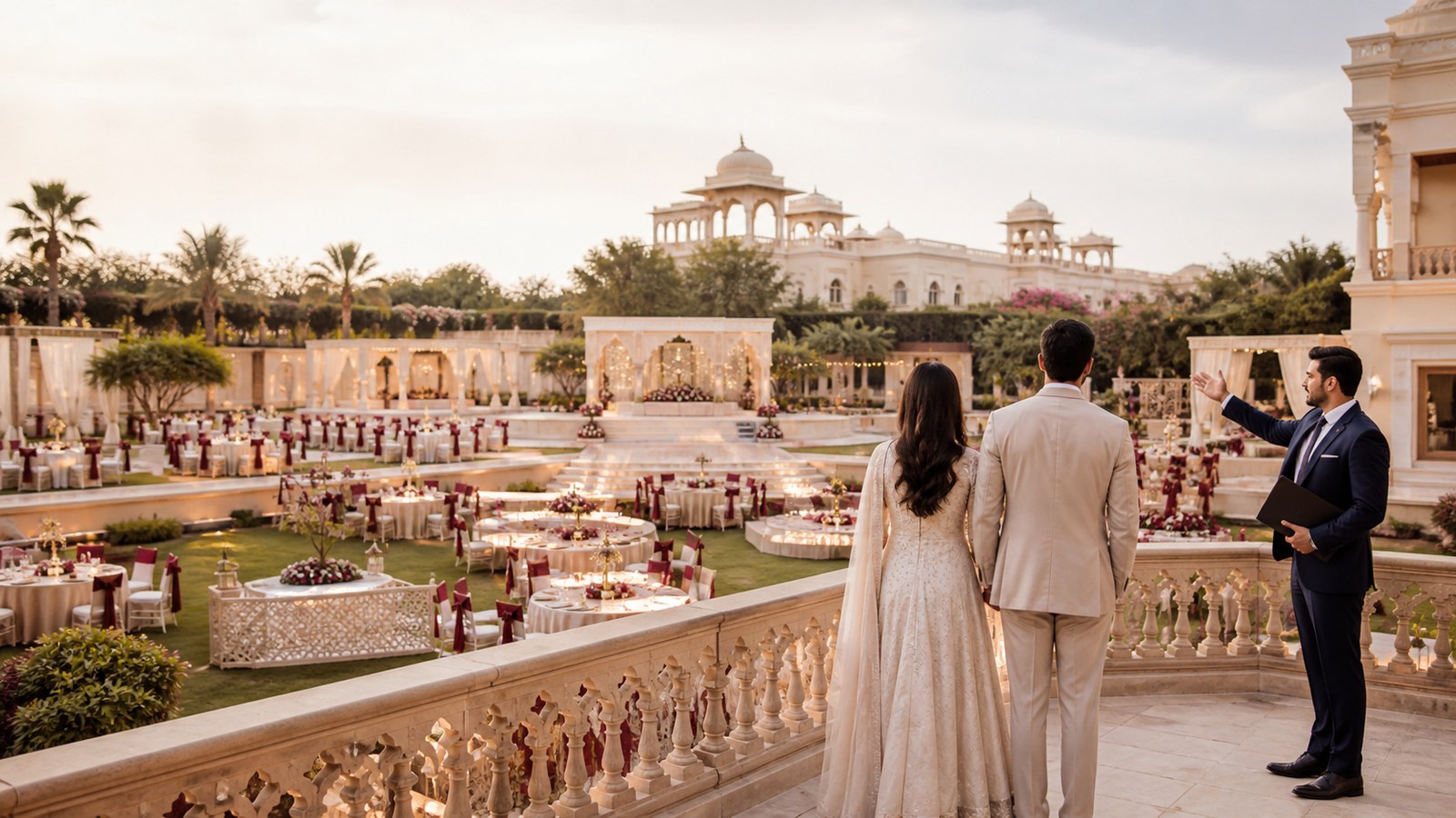 Elegant wedding venue planning and site review in Kochi and Kerala’s backwater, coastal and hill wedding destinations
